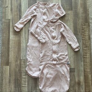 Cozy Blush Kids Pajamas Sleep Sacks